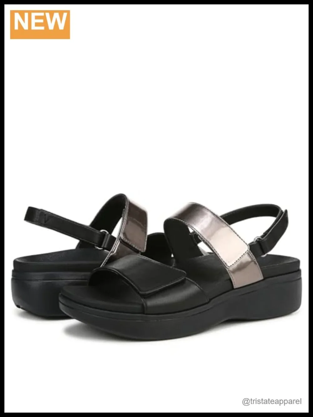 Platform Orthotic Adjustable Slingback Sandal Comfort Support